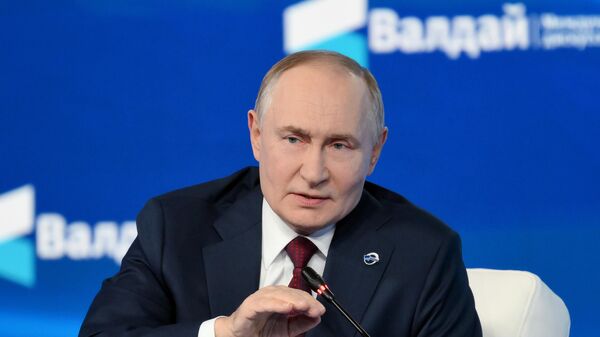 Президент Владимир Путин принял участие в работе дискуссионного клуба Валдай - Sputnik Беларусь