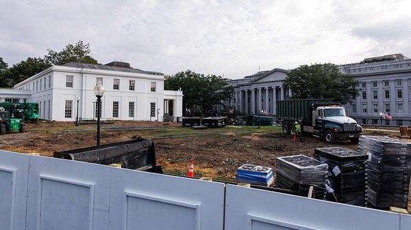 Строительство бального зала в Белом доме - Sputnik Беларусь