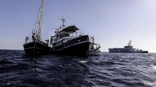 Задержание судов Флотилии стойкости - Sputnik Беларусь