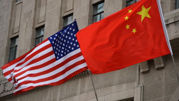 Флаги США и Китая - Sputnik Беларусь