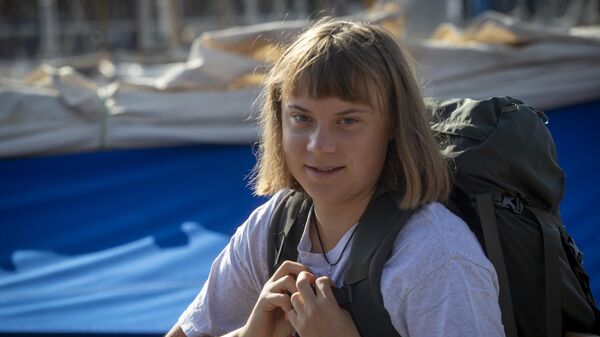 Шведская активистка Грета Тунберг - Sputnik Беларусь