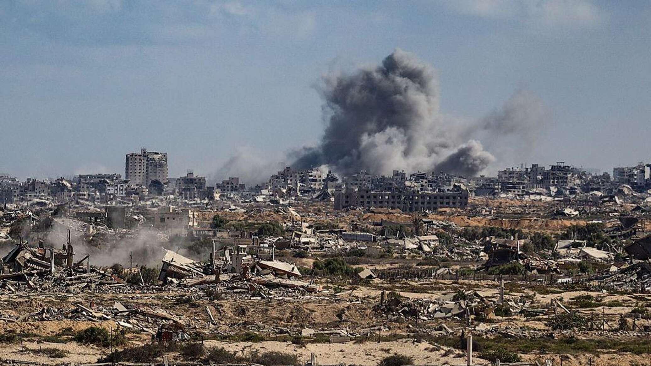 Жуткий контраст: сектор Газа до и после начала конфликта с Израилем (видео)