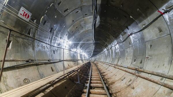 Проходка тоннеля перегона линии метро - Sputnik Беларусь