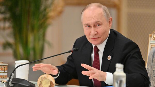 Пуцін падводзіць вынікі саміту СНД у Душанбэ – трансляцыя - Sputnik Беларусь