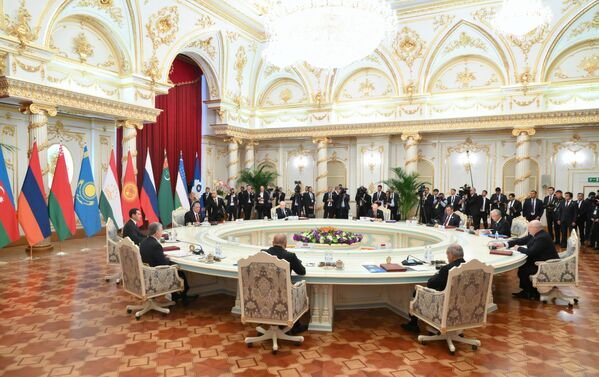 10 октября 2025 года. Заседание Совета глав государств СНГ в узком составе в Душанбе.