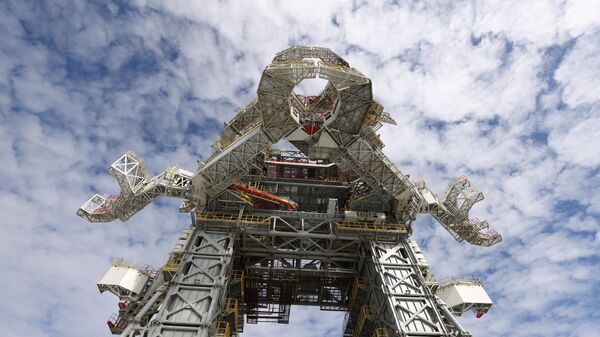Стартовый стол ракеты на космодроме, архивное фото - Sputnik Беларусь