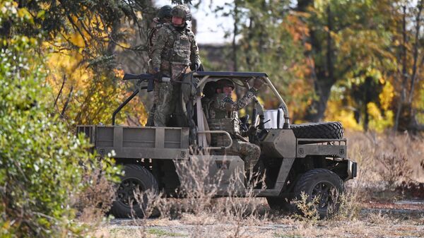 Расійскія вайскоўцы падчас СВА  - Sputnik Беларусь