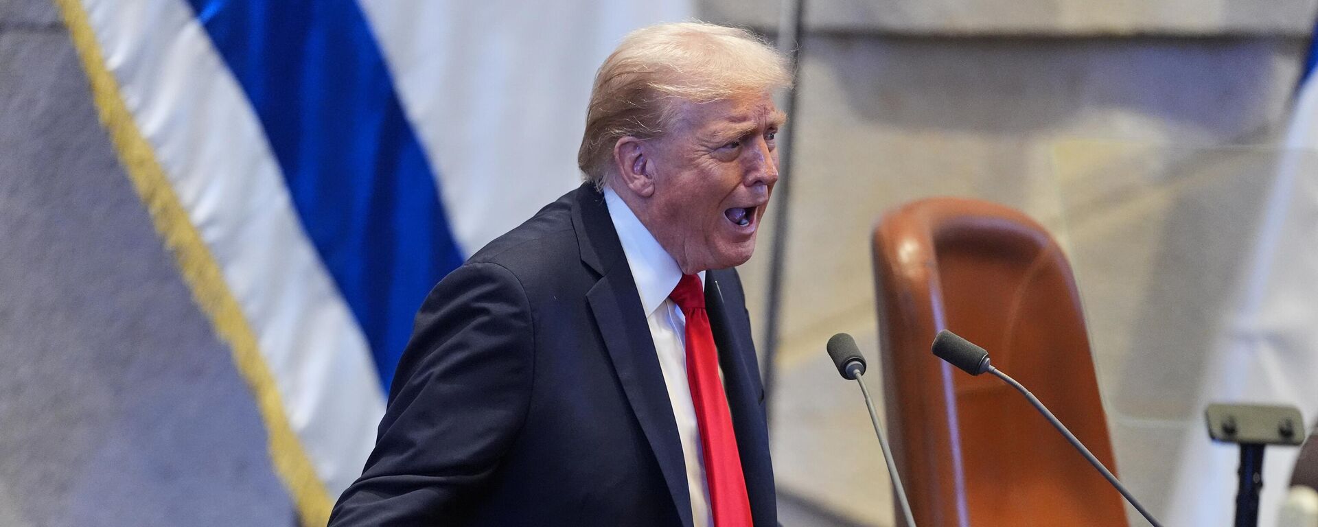 Выступление Дональда Трампа в Кнессете