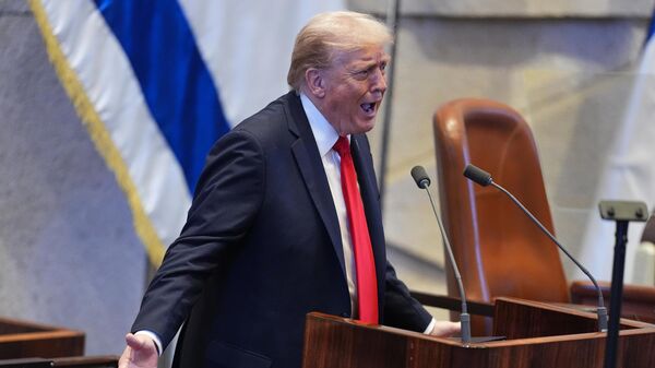 Выступленне Дональда Трампа ў Кнэсеце - Sputnik Беларусь