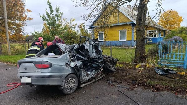 На месте ДТП - Sputnik Беларусь