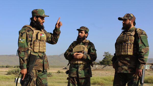 Афганские военнослужащие на границе - Sputnik Беларусь
