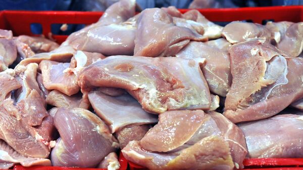 Изготовление мясной продукции, архивное фото - Sputnik Беларусь