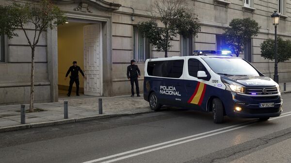 Автомобиль Национальной полиции Испании - Sputnik Беларусь