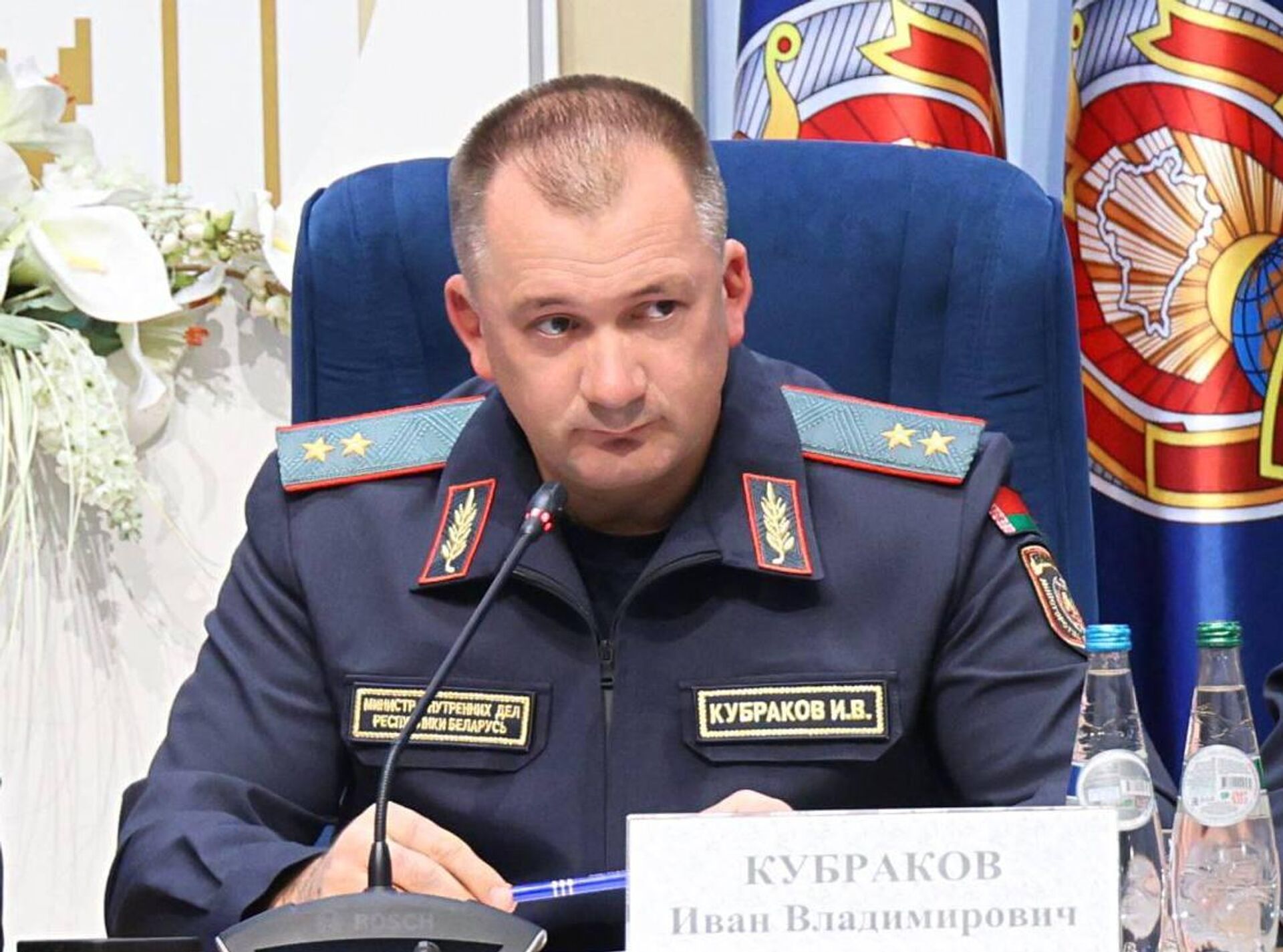 Глава МВД Беларуси Иван Кубраков