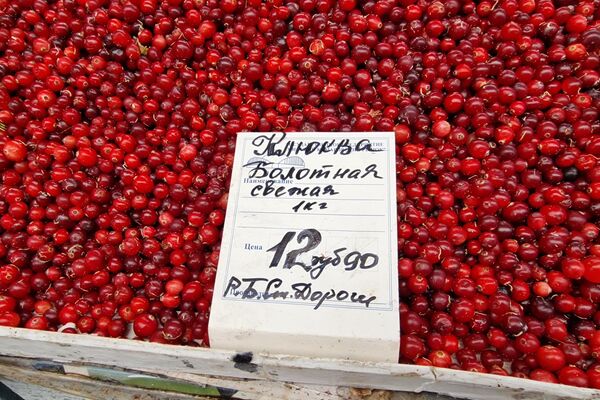 Ягоды на Комаровском рынке - Sputnik Беларусь