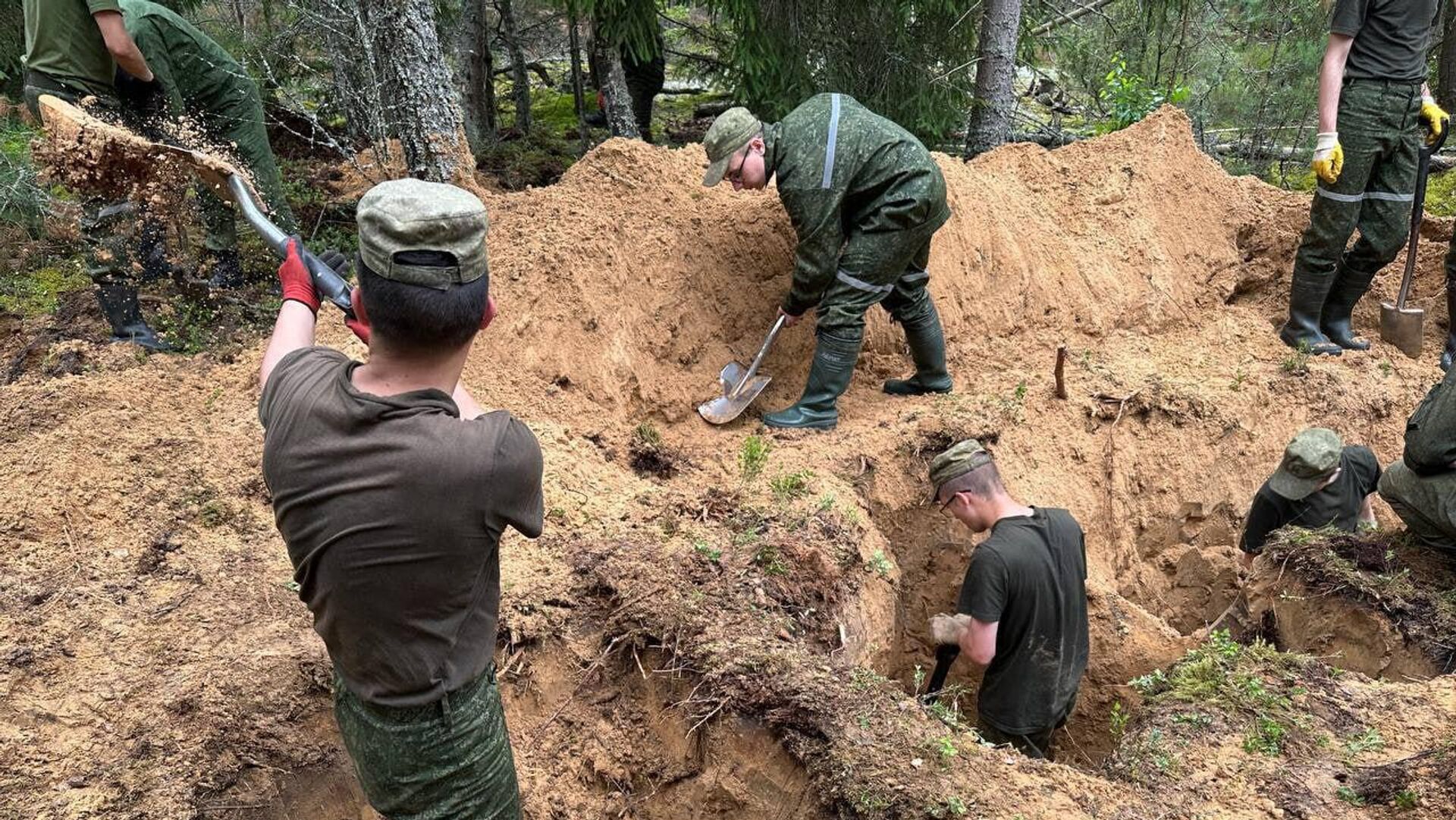 Останки воинов Русской императорской армии перезахоронили в Беларуси