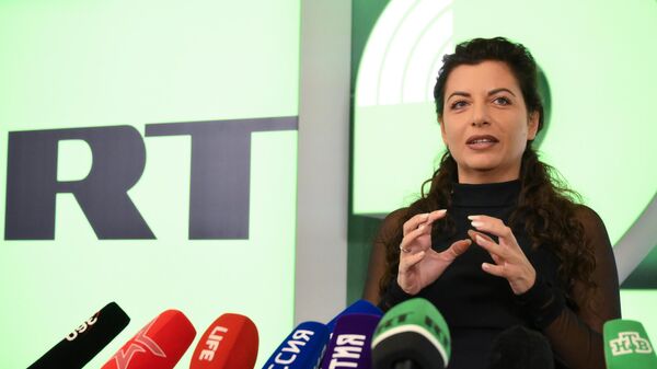 Галоны рэдактар тэлеканала Russia Today і медыягрупы Россия сегодня Маргарыта Сіманьян - Sputnik Беларусь