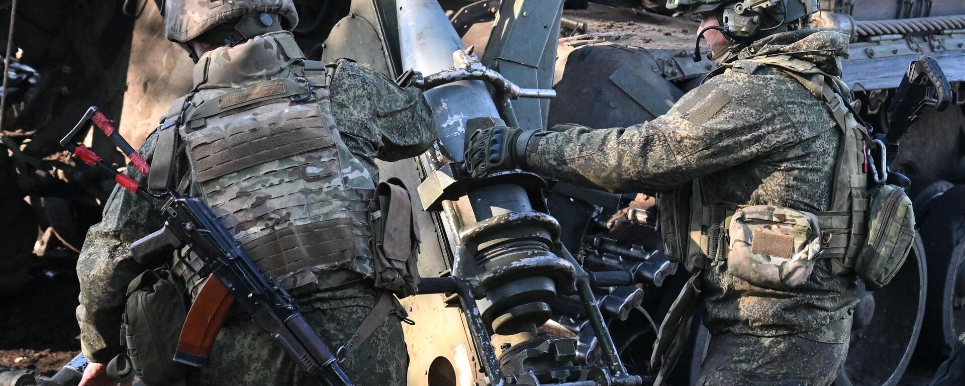 Баявая праца САУ Малка групоўкі Цэнтр - Sputnik Беларусь, 1920, 28.11.2025