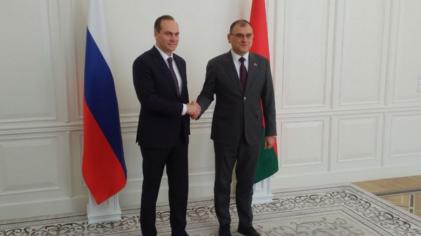 Вице-премьер Беларуси Виктор Каранкевич и глава Мордовии Артем Здунов - Sputnik Беларусь