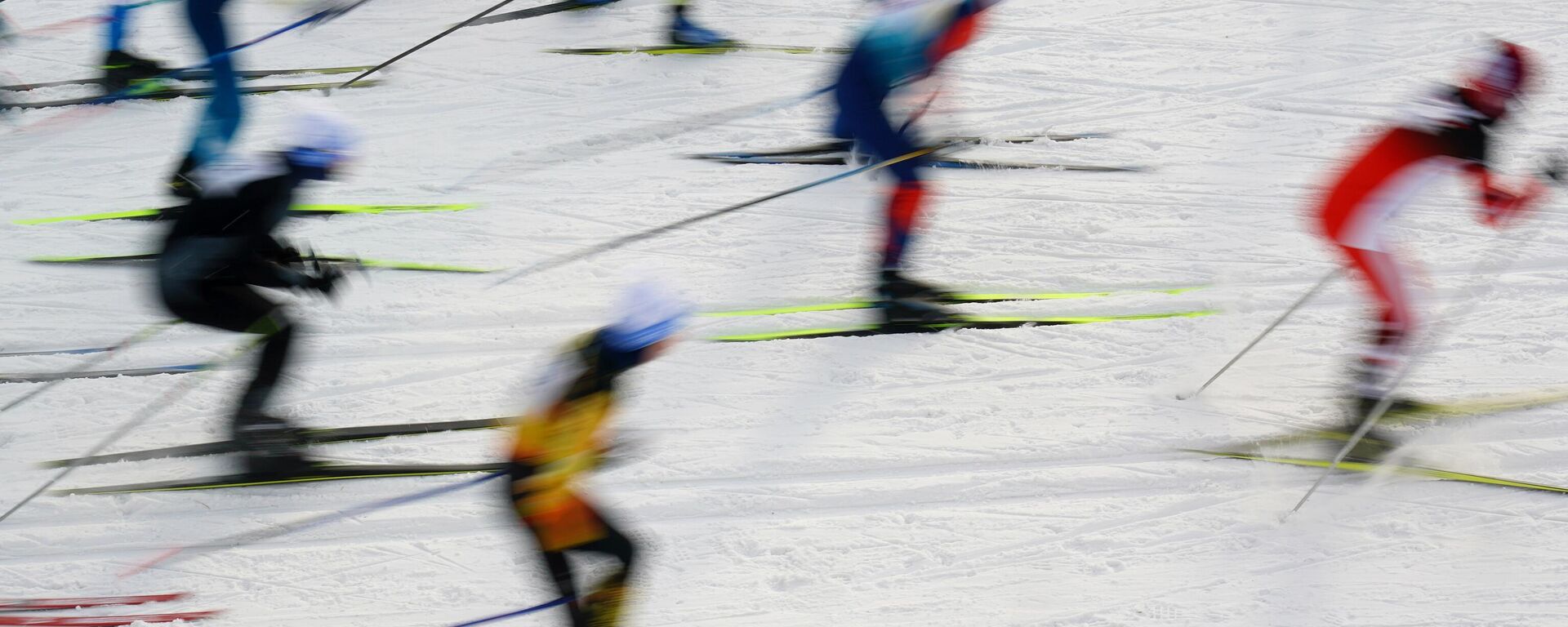 Участники массовой лыжной гонки, архивное фото - Sputnik Беларусь, 1920, 11.12.2025