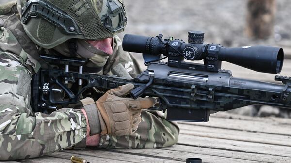 Российский военнослужащий в зоне СВО, архивное фото - Sputnik Беларусь