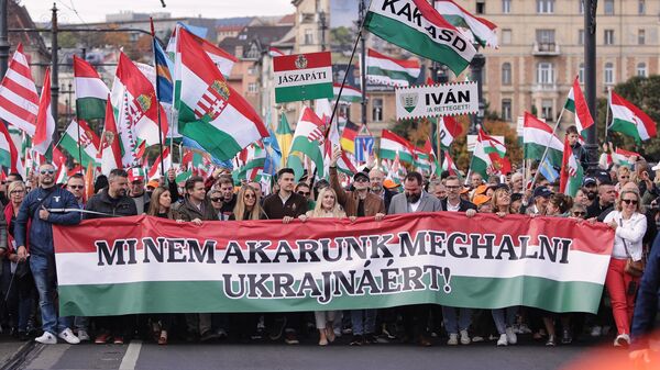 Марш мира в Будапеште - Sputnik Беларусь