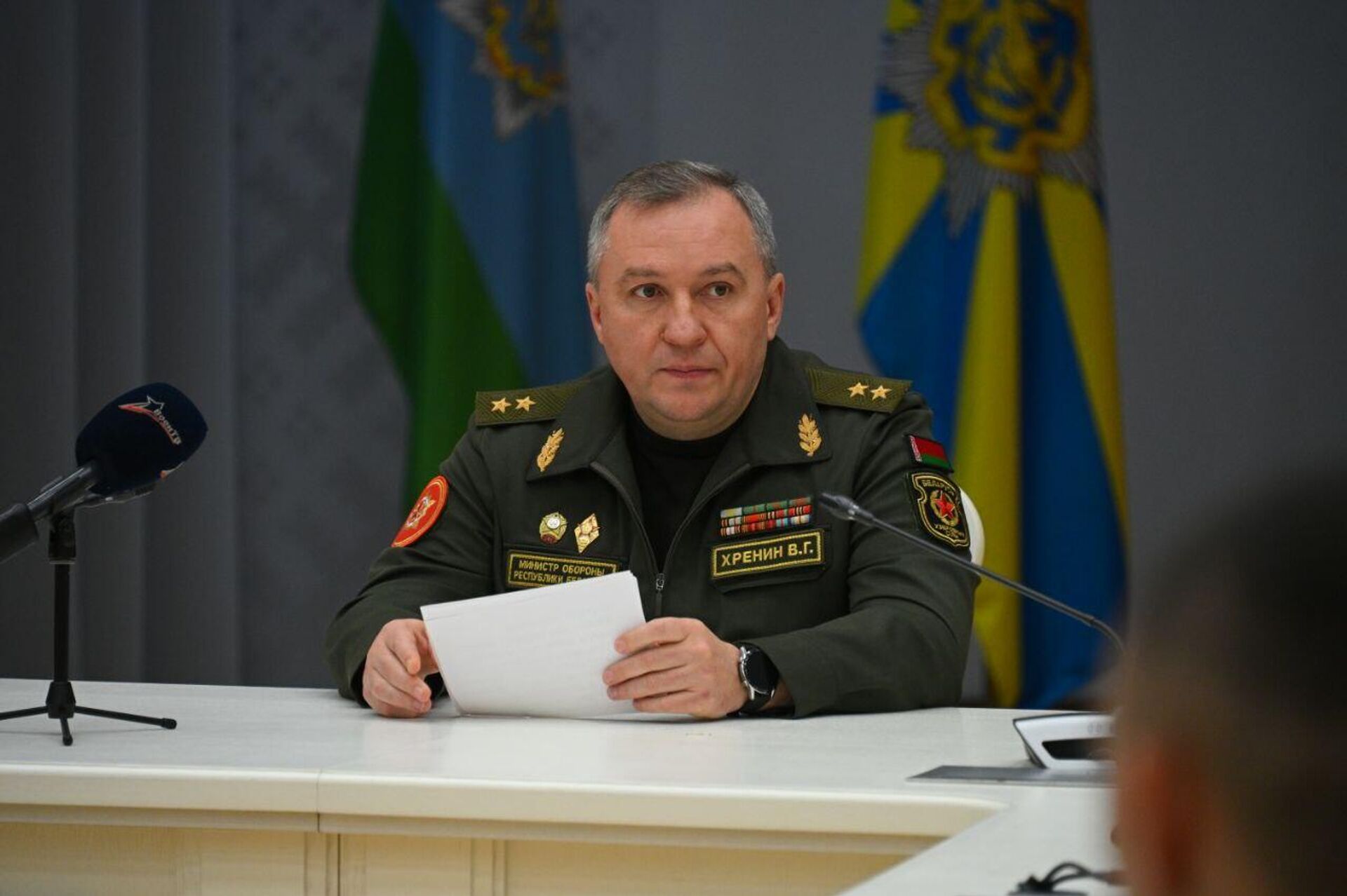 Министр обороны Виктор Хренин - Sputnik Беларусь, 1920, 24.10.2025