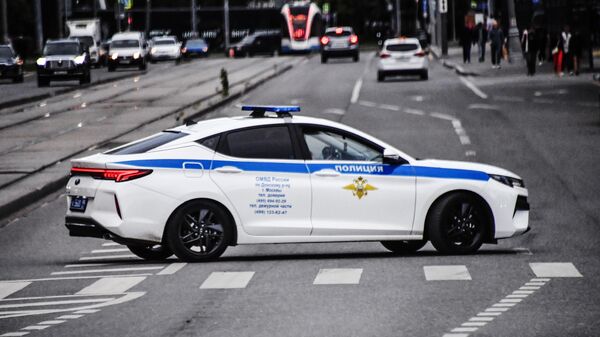 Автомобиль полиции в Москве - Sputnik Беларусь