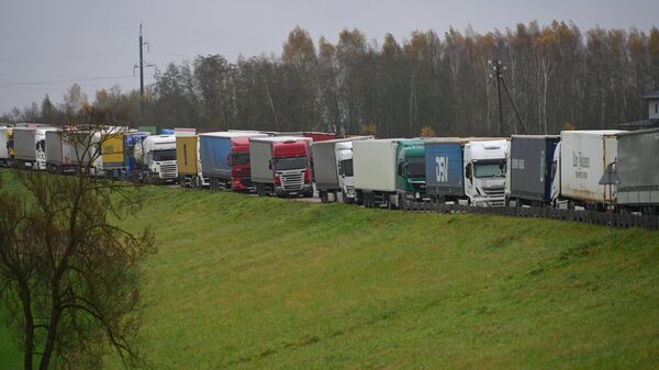Фуры у ПП Каменный Лог - Sputnik Беларусь