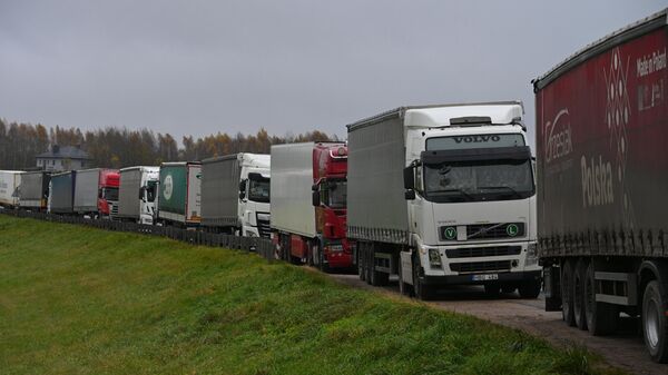 Фуры у ПП Каменный Лог - Sputnik Беларусь