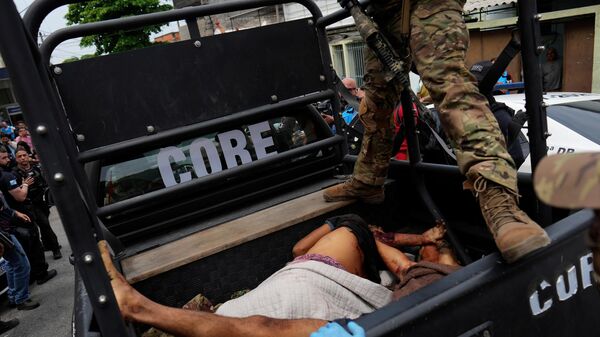 Во время спецоперации в Рио-де-Жанейро - Sputnik Беларусь