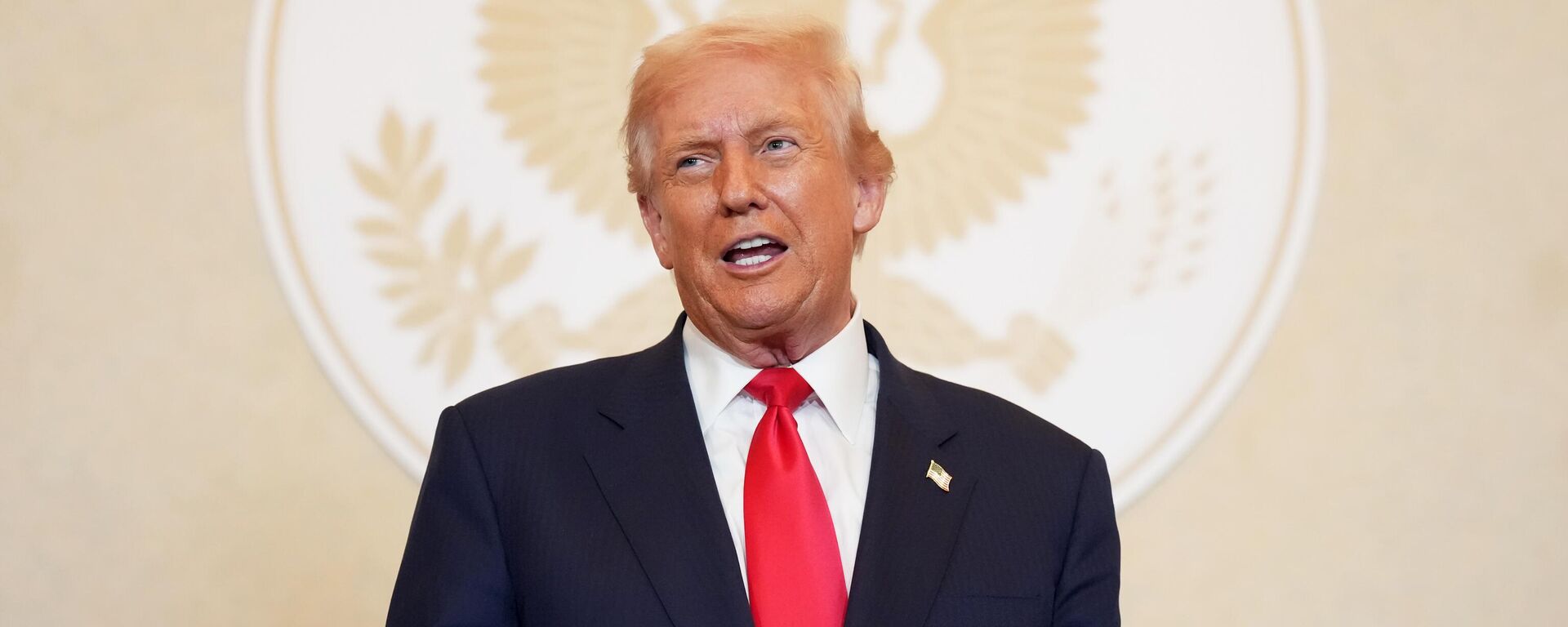 Прэзідэнт ЗША Дональд Трамп - Sputnik Беларусь, 1920, 29.10.2025