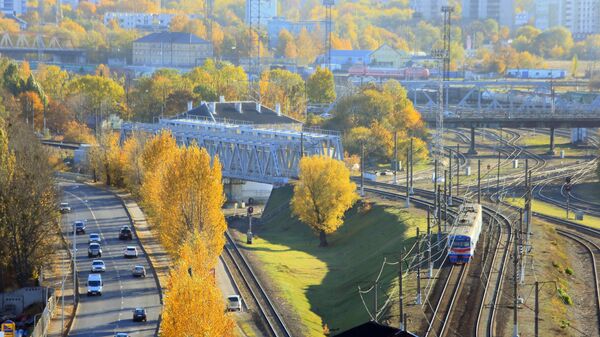 Транспартны вузел у раёне Паўднёвага вакзала ў Калінінградзе, архіўнае фота - Sputnik Беларусь