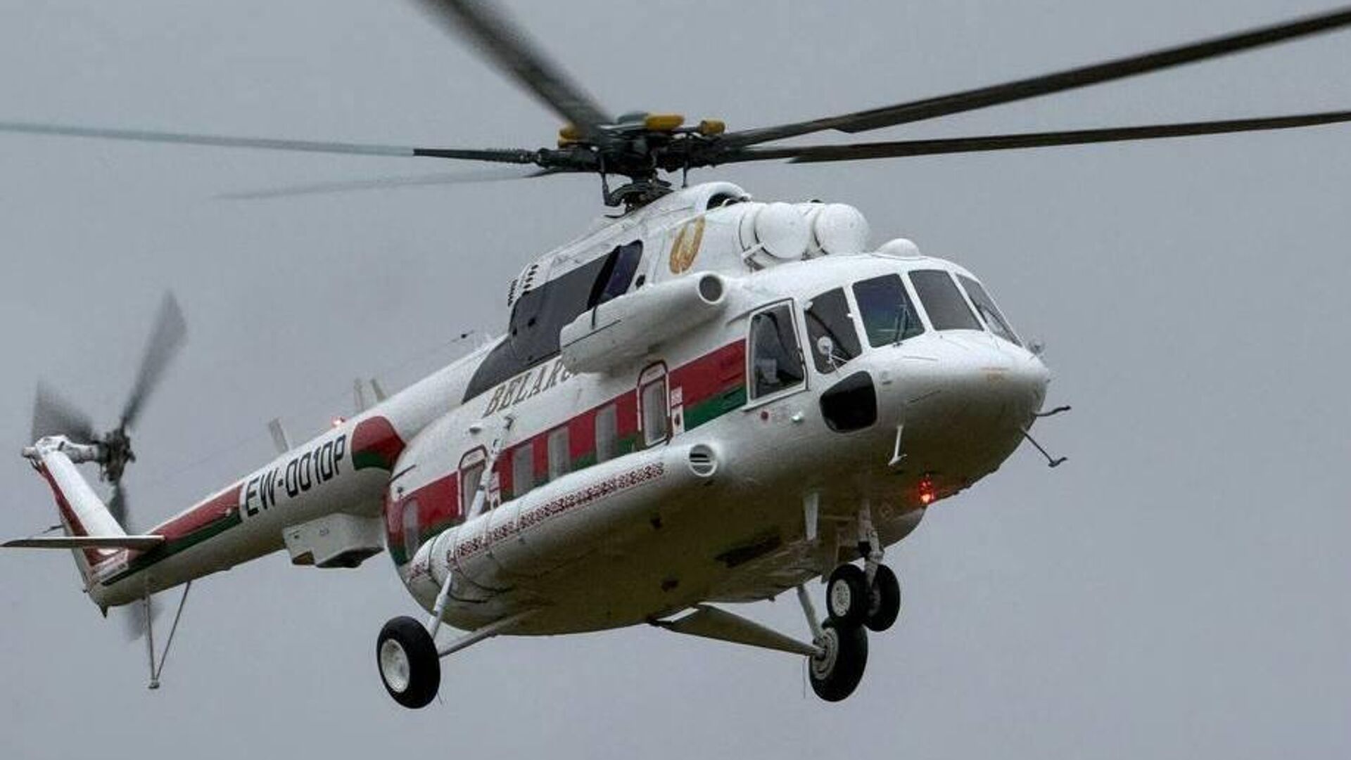 Вертолет президента Беларуси Александра Лукашенко