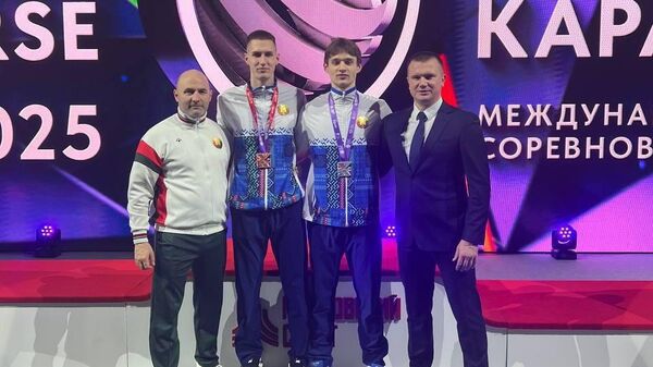 Белорусские каратисты на турнире в Москве - Sputnik Беларусь