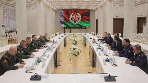 Переговоры представителей Минобороны Беларуси с делегацией Ирана - Sputnik Беларусь