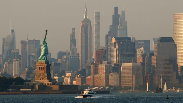 Закат в Нью-Йорке - Sputnik Беларусь