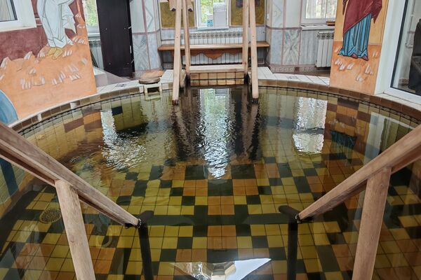 Купель в Лавришевском монастыре