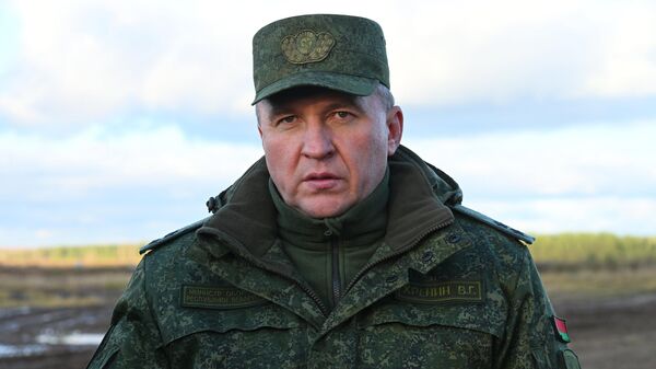 Міністра абароны Беларусі Віктара Хрэніна - Sputnik Беларусь