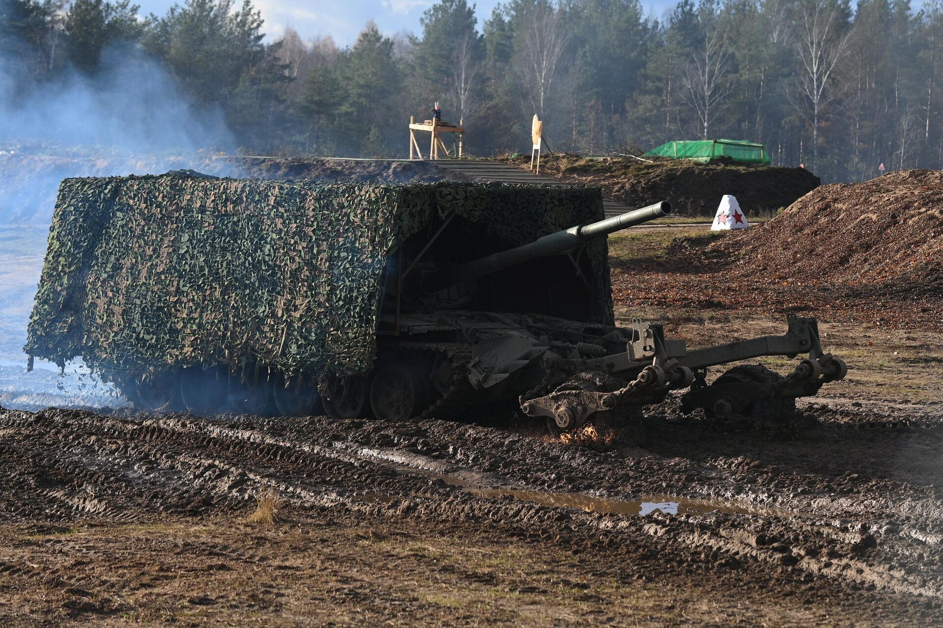 Сбор на Лепельском полигоне