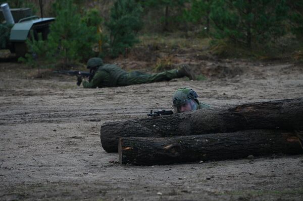 Сбор на Лепельском полигоне