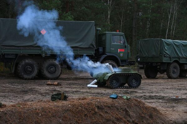Сбор на Лепельском полигоне