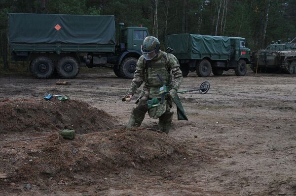 Сбор на Лепельском полигоне