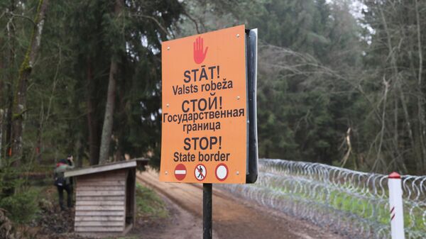 Белорусско-латвийская граница - Sputnik Беларусь