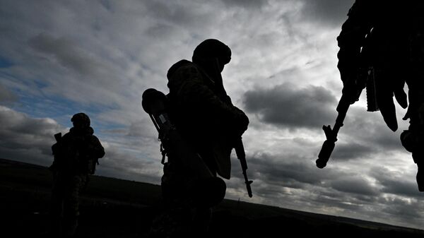 Боевое слаживание военных разведчиков группировки войск Запад в зоне СВО - Sputnik Беларусь