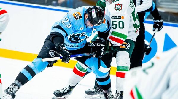 Игровой момент матча Динамо - Ак Барс - Sputnik Беларусь