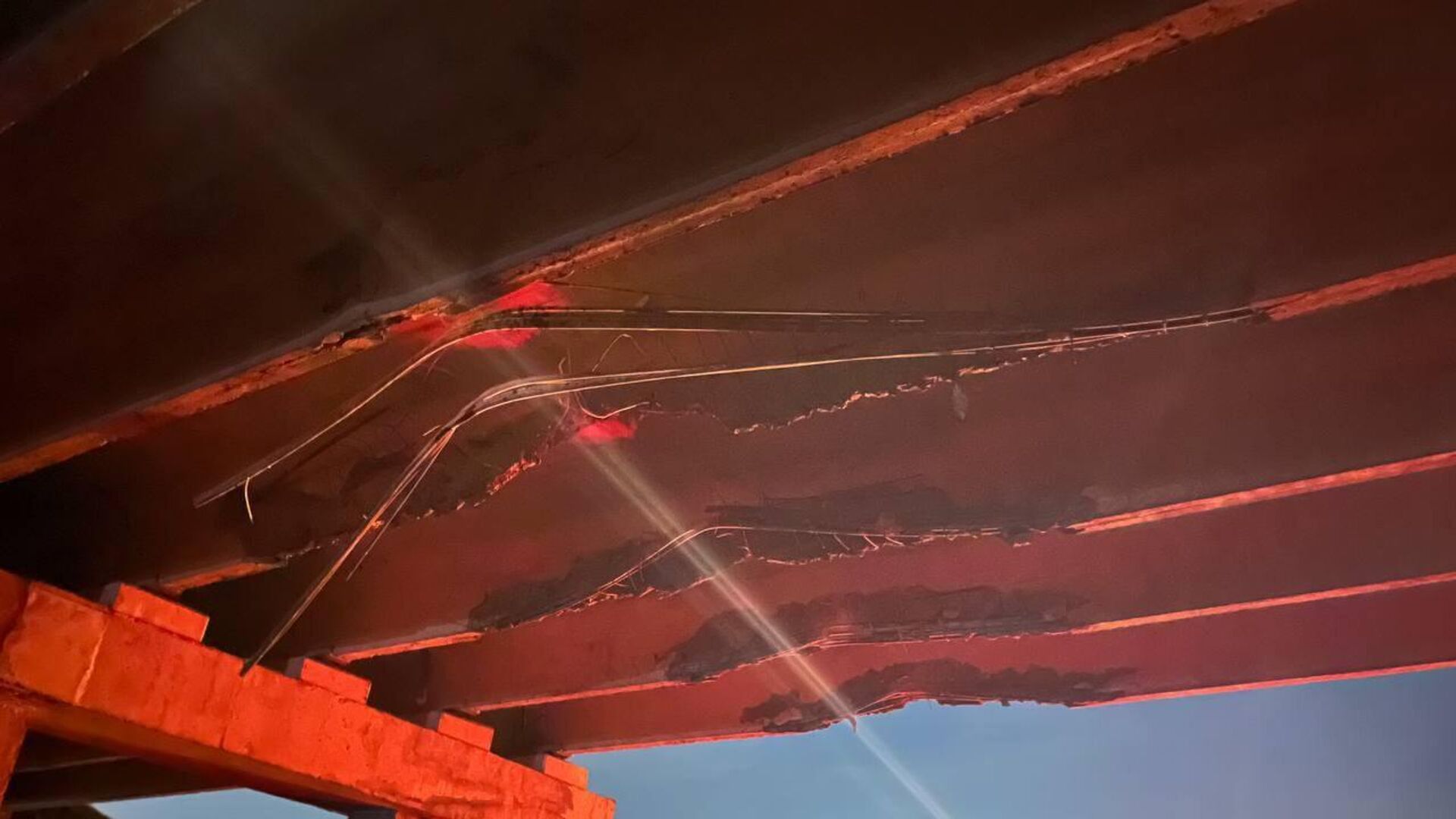 На месте ДТП