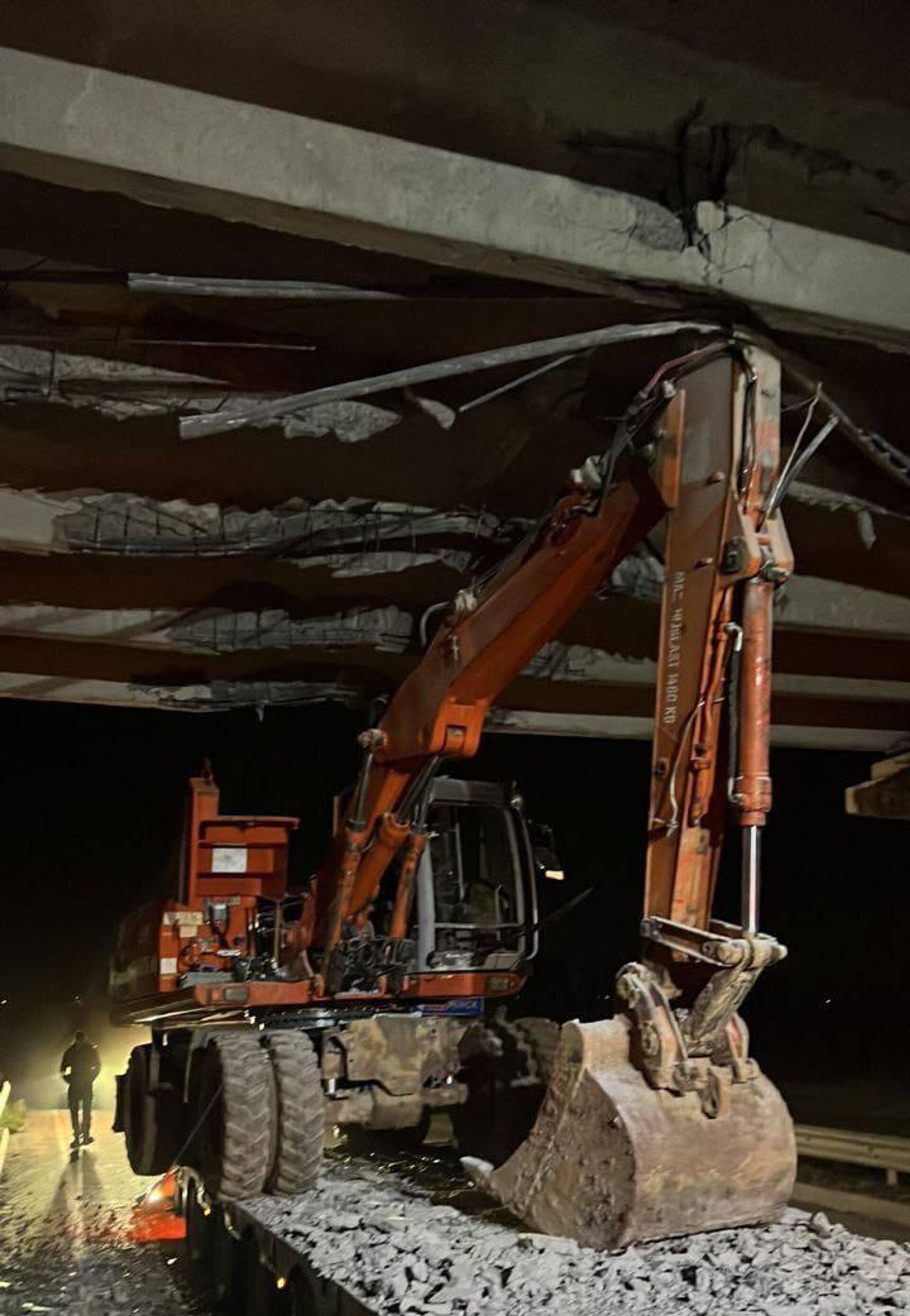 На месте ДТП