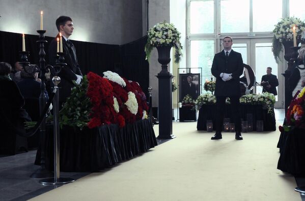 Церемония прощания с телеведущим Юрием Николаевым в Москве - Sputnik Беларусь