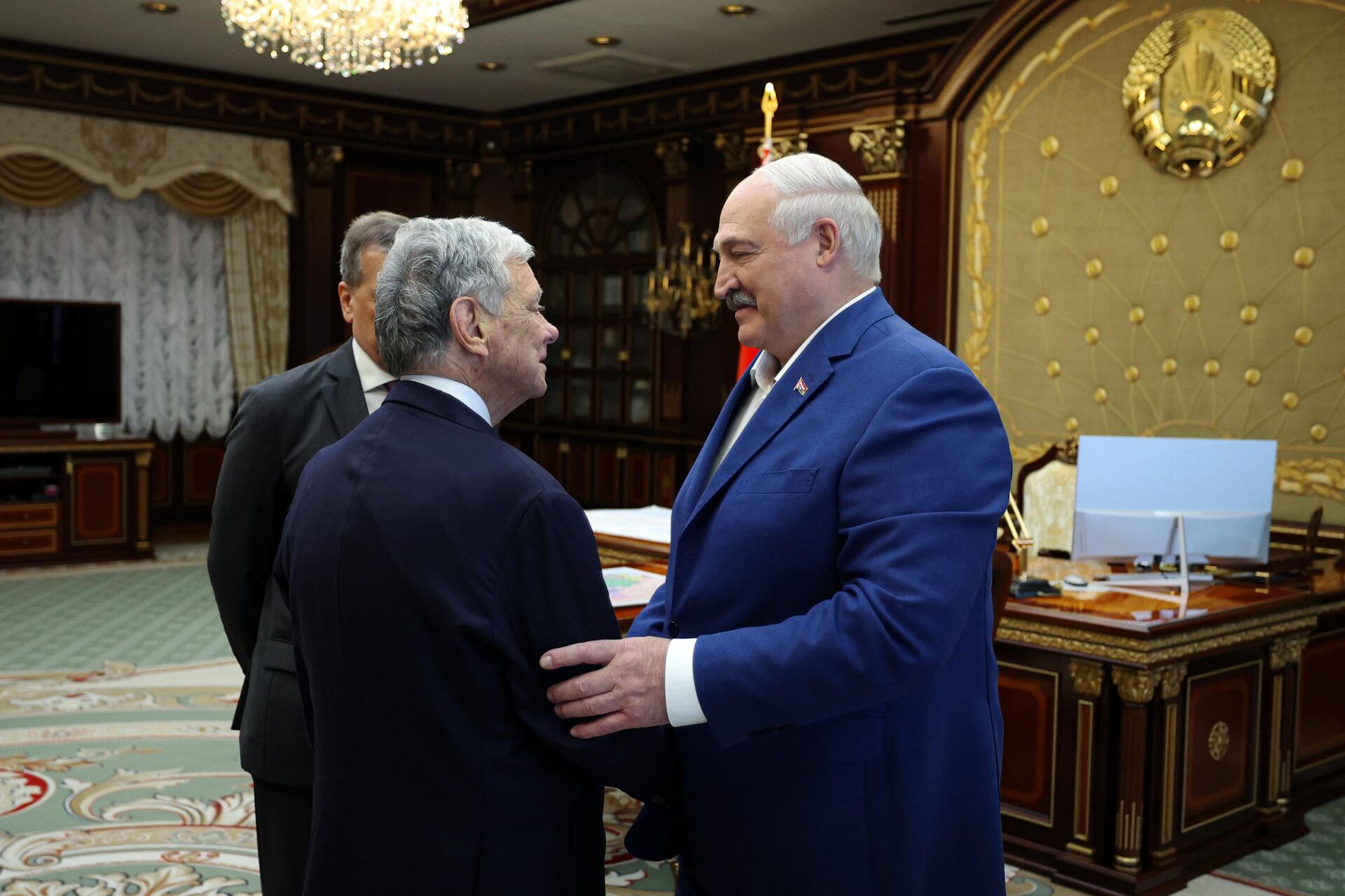 Джон Коул и Александр Лукашенко